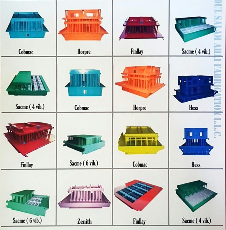 Concrete mould range